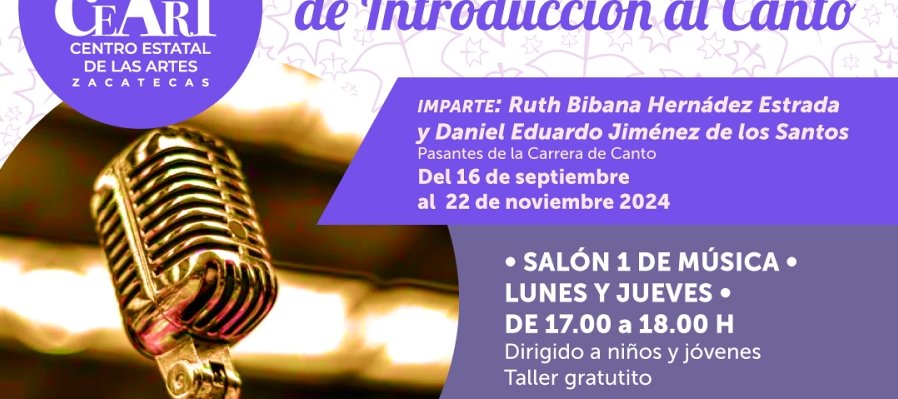 Taller de introducción al canto