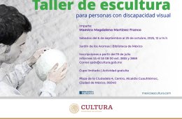 Imagen muestra de la actividad Taller de escultura para personas con discapacidad visual