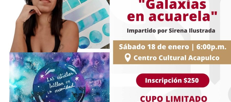 Galaxias en Acuarela