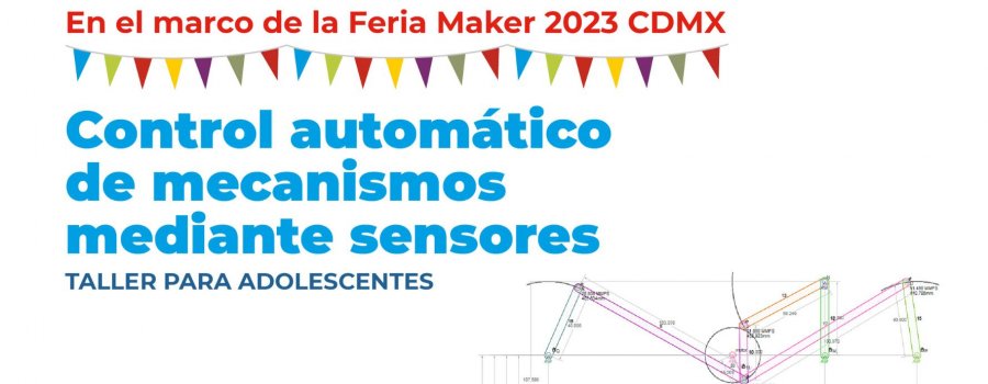 Taller para adolescentes: Control automático de mecanismos mediante sensores.