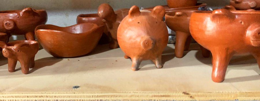 Emprendimiento y comercialización de piezas de barro