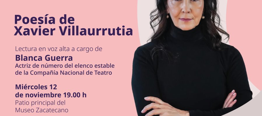 Lectura en voz alta a cargo de Blanca Guerra