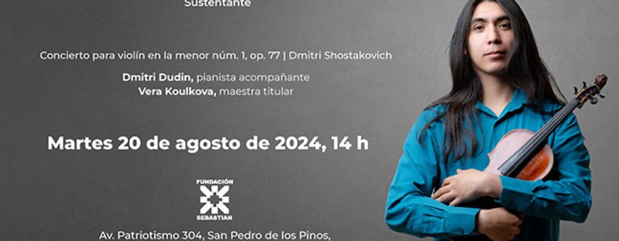 Examen de titulación de violín/ Orquesta Escuela Carlos Chávez