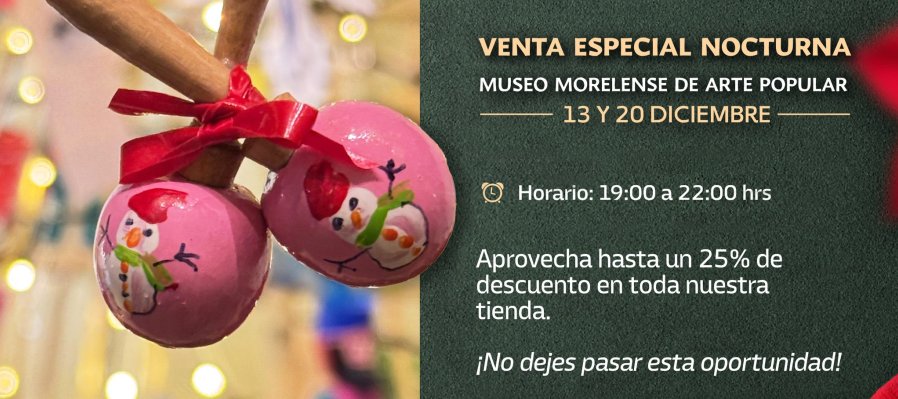 VENTA ESPECIAL NOCTURNA EN EL MMAPO