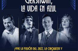 Imagen muestra de la actividad Gershwin, su vida en azul