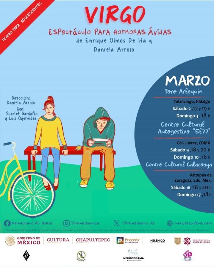 Imagen muestra de Virgo: texto dramático para hormonas ávidas