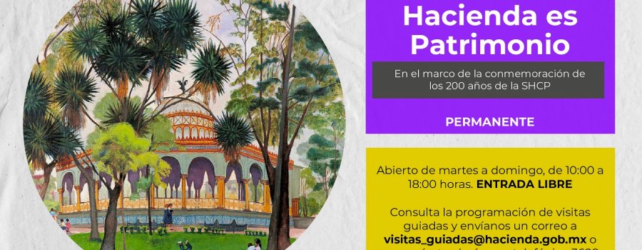 Visita guiada con taller plástico. Exposición Hacienda es Patrimonio