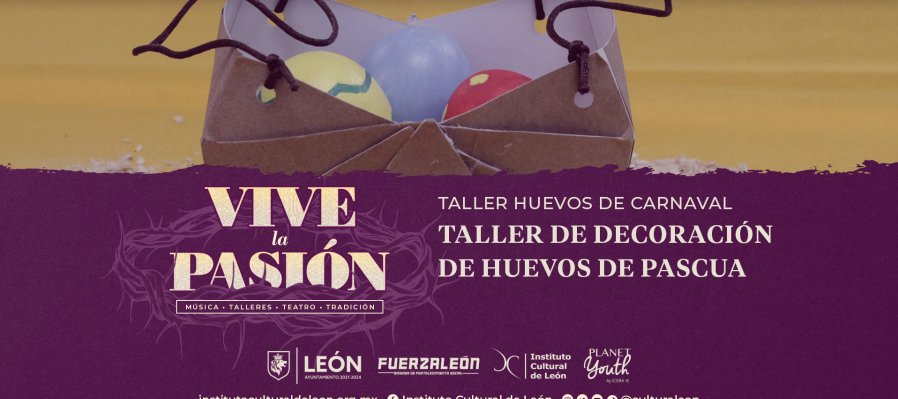 Vive la pasión: Taller huevos de carnaval