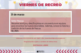 Imagen muestra de la actividad Señor Pascua