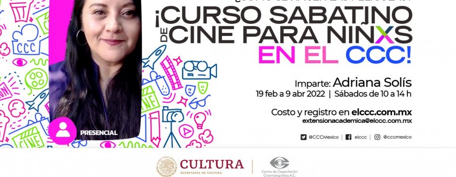 ¿Cómo se hacen las películas? ¡Curso sabatino de cine para niñxs en el CCC!