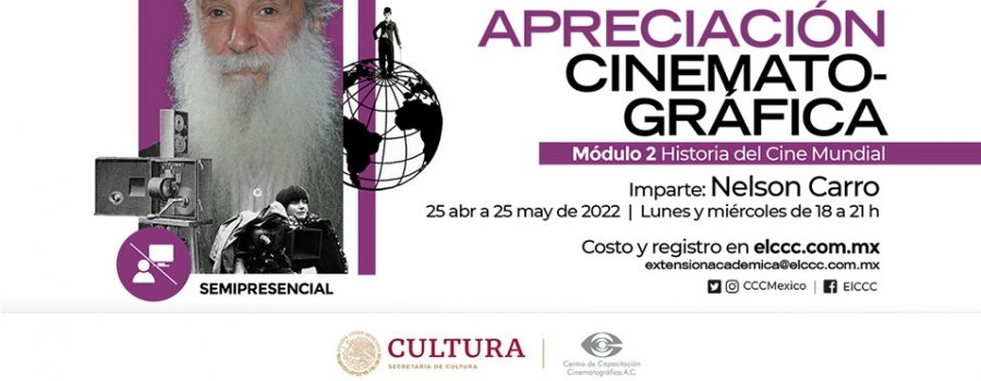 Seminario de Apreciación Cinematográfica Módulo 2. Historia del Cine Mundial