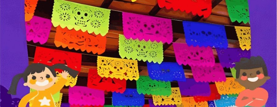 Elaboración de papel picado para niños y jóvenes Elaboración de papel picado para niños y jóvenes