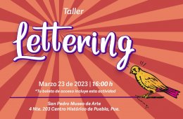 Imagen muestra de la actividad: Lettering