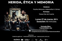 Imagen muestra de la actividad: Apuntes sobre... herida, ética y memoria