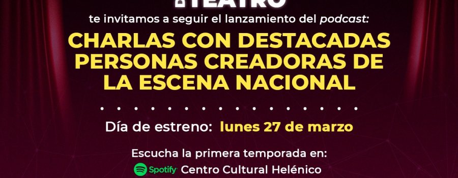 Charlas con destacadas y destacados creadores de la escena nacional
