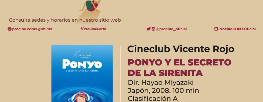 Presenta: PONYO Y EL SECRETO DE LA SIRENITA