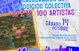 Imagen muestra de la actividad 10 x 10, 100 artistas