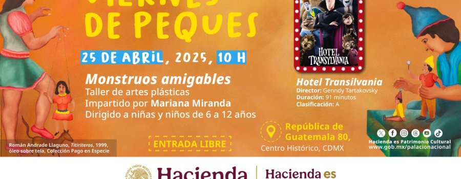 Viernes de Peques | Taller de artes plásticas (abril 2025)