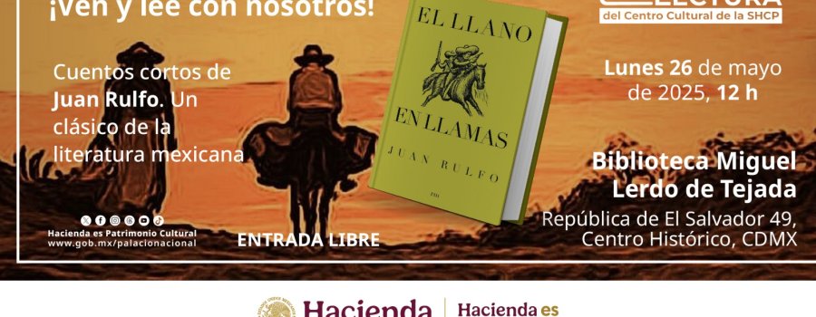 Club de Lectura | El llano en llamas, Juan Rulfo | 26 mayo 2025