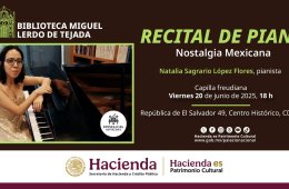 Imagen muestra de la actividad Concierto | Recital de piano | Nostalgia Mexicana