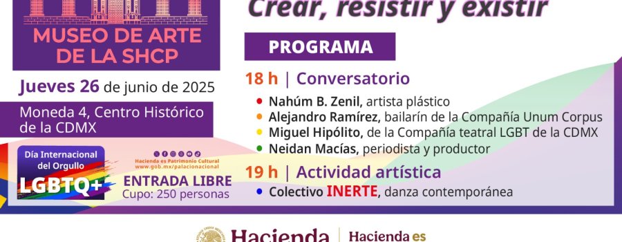 Día Internacional del Orgullo LGBTQ+ | Arte con orgullo: Crear, resistir y existir
