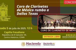 Imagen muestra de la actividad Concierto | Coro de Clarinetes de México rumbo a Dallas ...