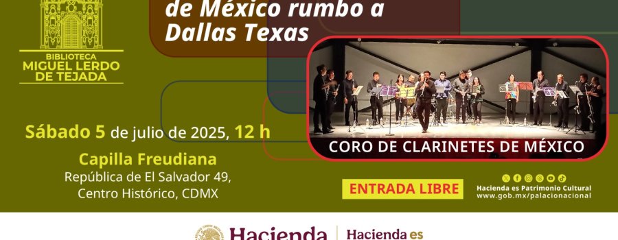 Coro de Clarinetes de México rumbo a Dallas Texas