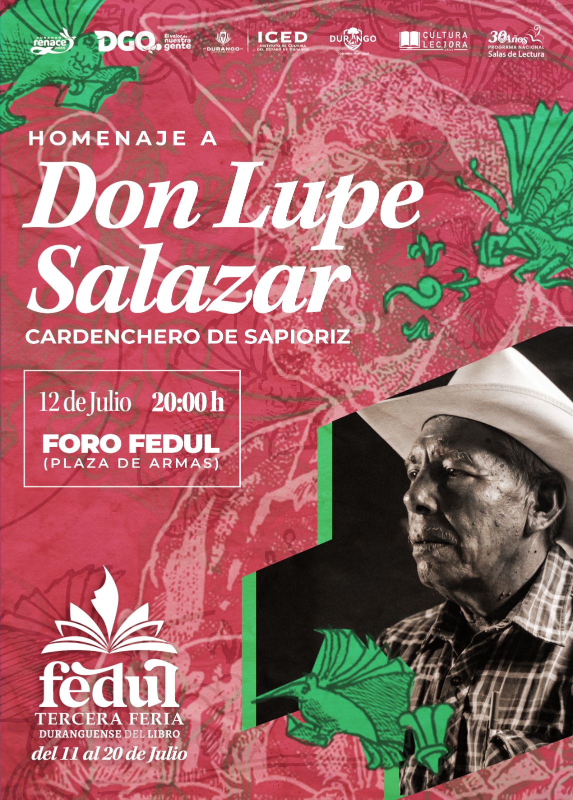 Imagen muestra de la actividad Homenaje a Don Lupe Salazar