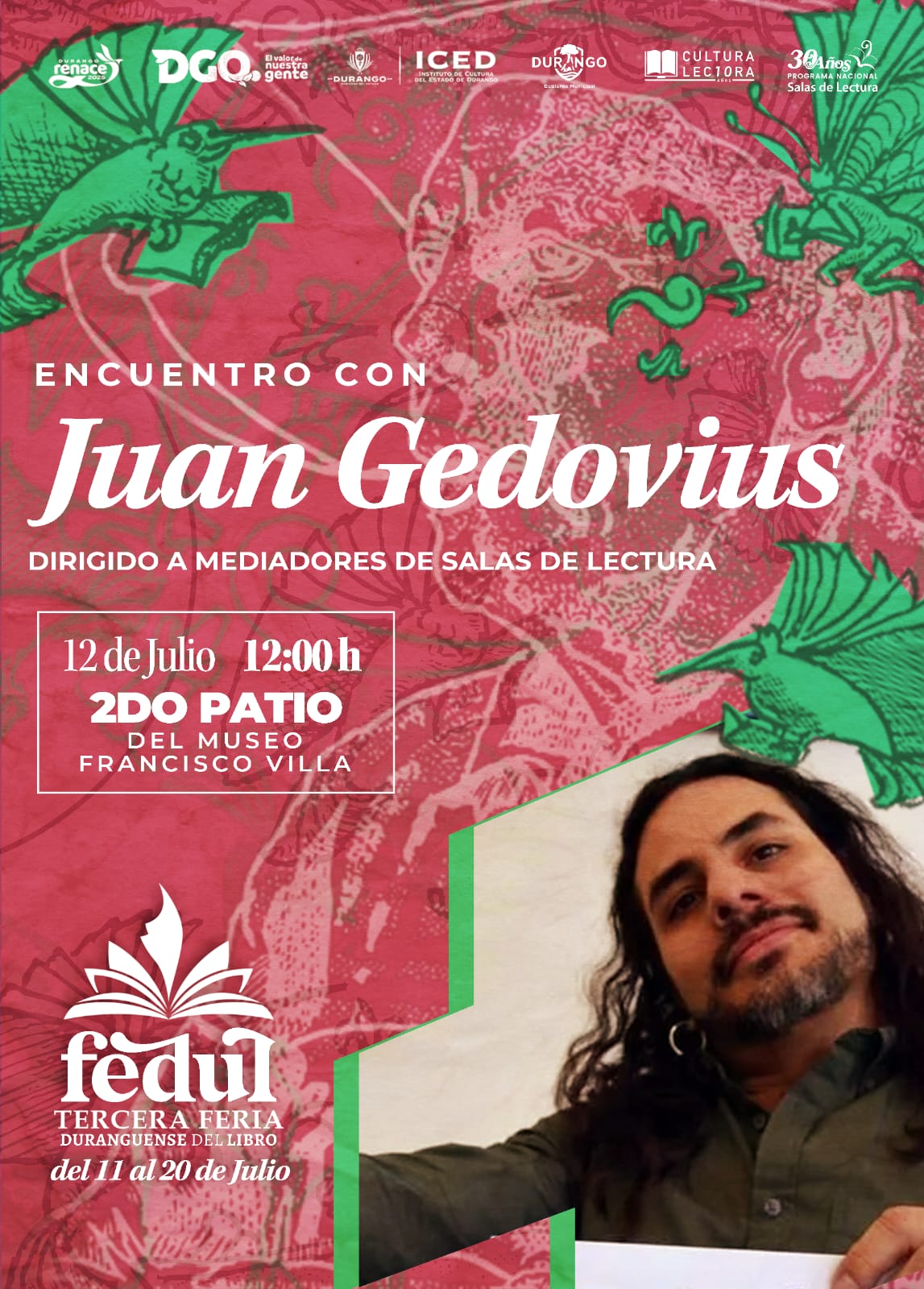 Imagen muestra de la actividad Encuentro con Juan Gedovius