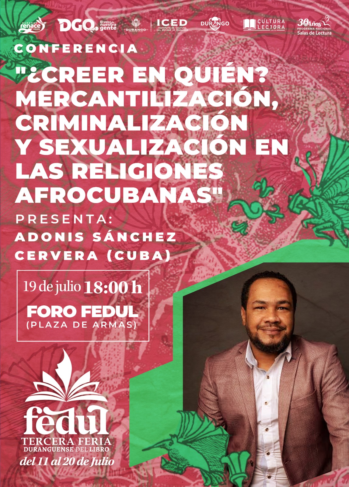 Imagen muestra de la actividad ¿Creer en quién? Mercantilización, criminalización y sexualización en las religiones afrocubanas.