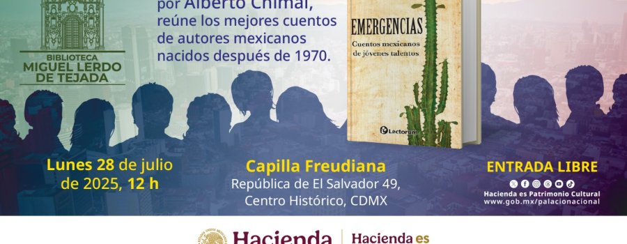 Club de lectura de la SHCP | Emergencias. Cuentos mexicanos de jóvenes talentos