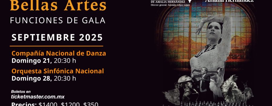 Gala del Ballet Folklórico de México y la Compañía Nacional de Danza