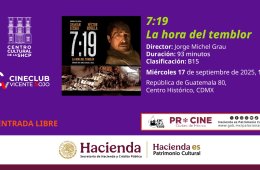 Imagen muestra de la actividad Cineclub Vicente Rojo | 7:19 La hora del temblor
