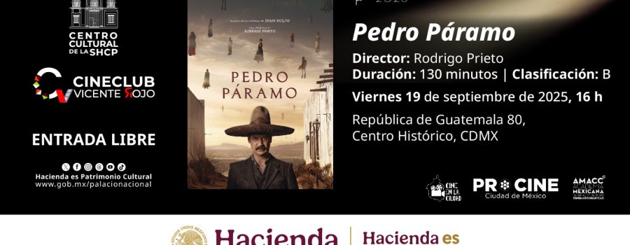 Cineclub Vicente Rojo | Pedro Páramo