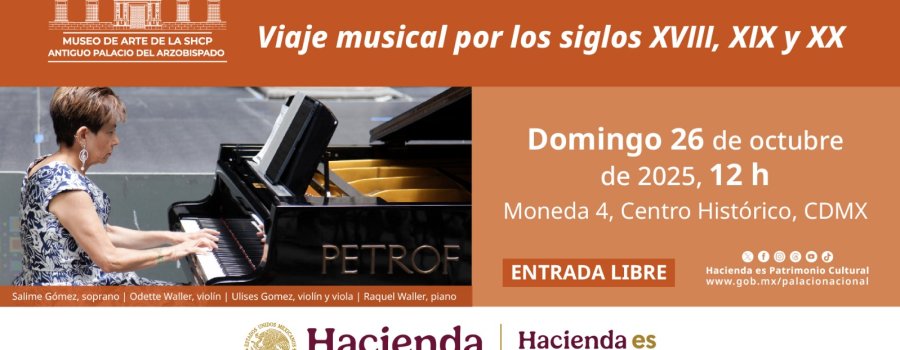 Concierto | Viaje musical por los siglos XVlll, XlX y XX