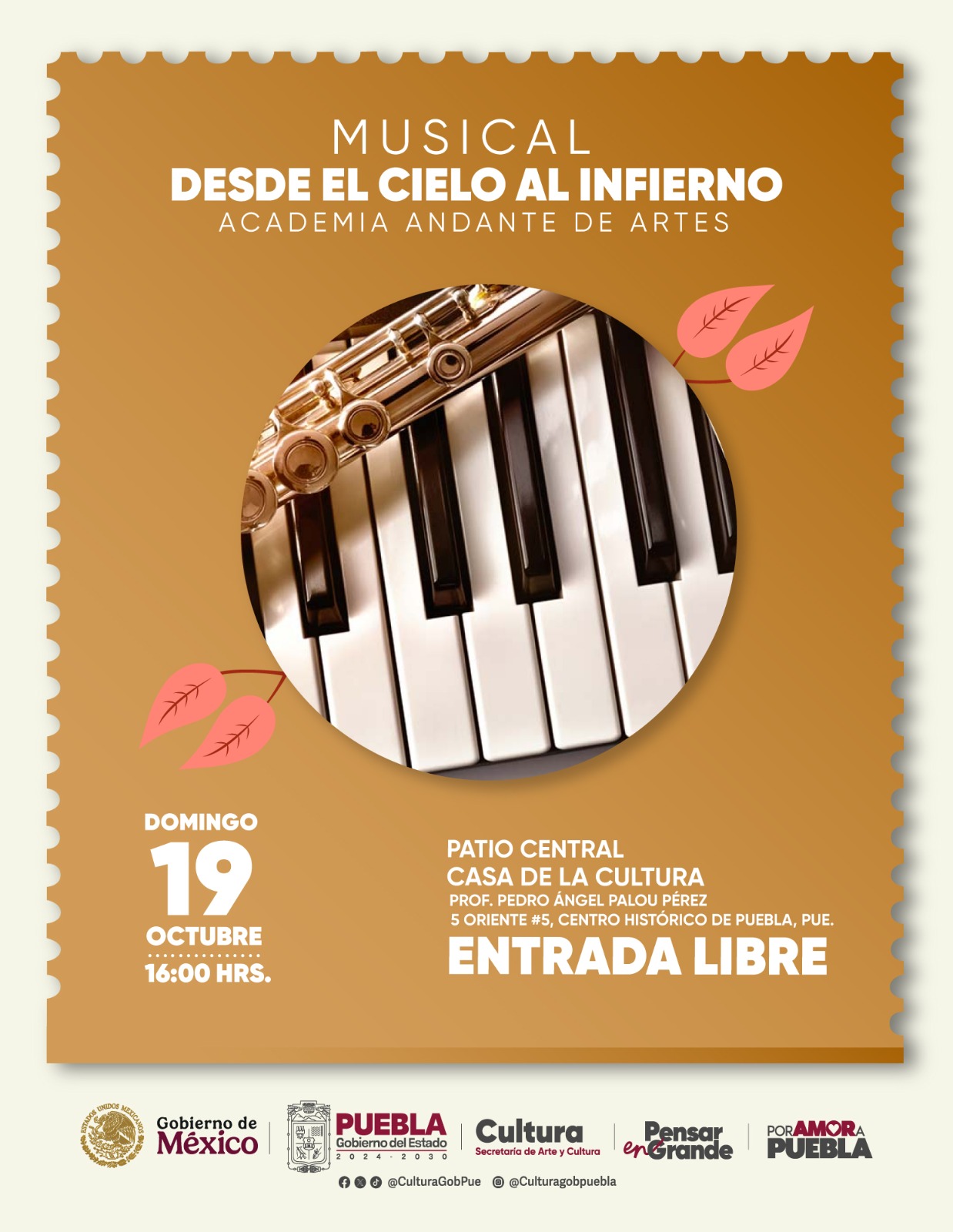 Imagen muestra de la actividad Musical Desde el cielo hasta el infierno