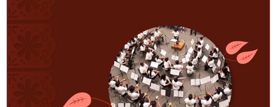 Banda sinfónica del CECAMBA y coro sinfónico del CCU