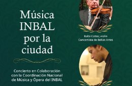 Imagen muestra de la actividad INBAL por la ciudad: Balbi Cotter, violinista, y Abraham ...