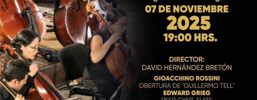 Concierto número 5. Orquesta sinfónica del estado de Puebla