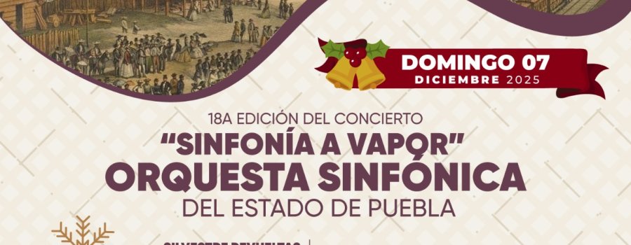 18a. edición del concierto ¨Sinfónica a vapor¨