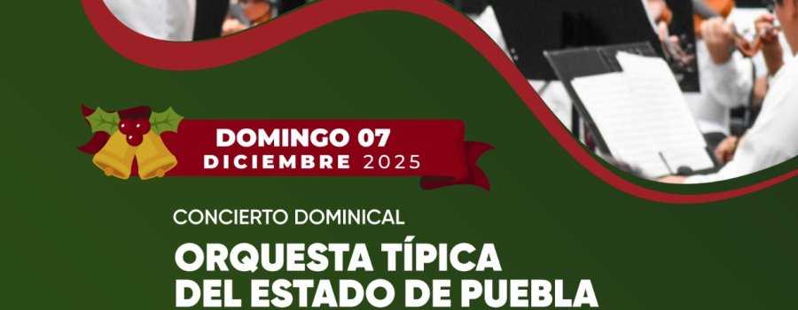 Concierto dominical Orquesta típica del estado de Puebla