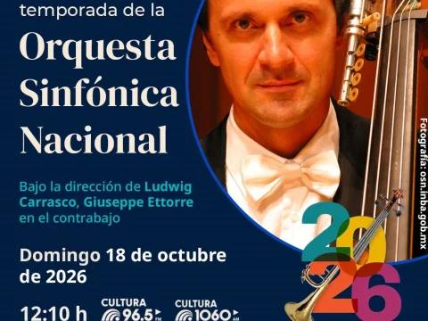 Orquesta Sinfónica Nacional. Programa número 18.
