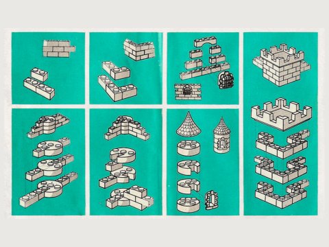 Imagen muestra de Ensamblaje, de un castillo miniatura ,en un ,video, a distancia, en el lugar de la, tragedia