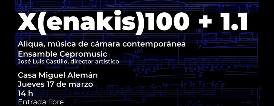 X(enakis)100 + 1.1 Aliqua.