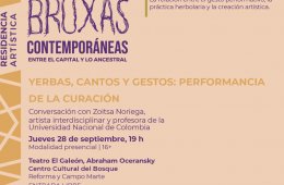 Imagen muestra de la actividad Yerbas, cantos y gestos: performancia de la curación