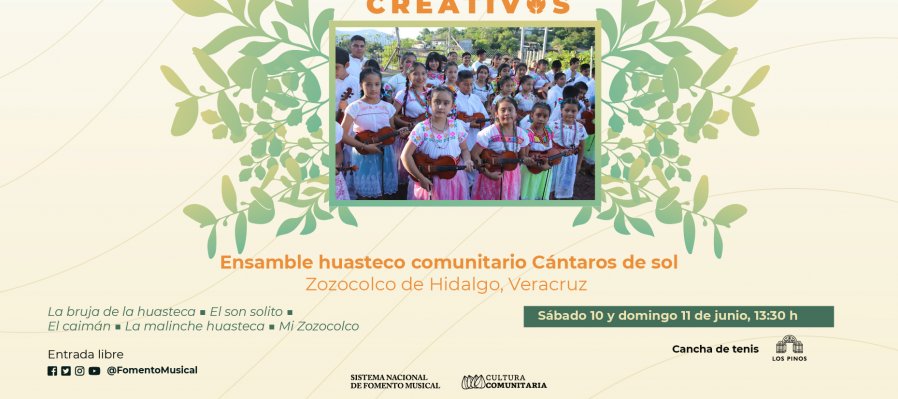 Semillero Ensamble huasteco comunitario "Cantaros de sol" de Zozocolco de Hidalgo