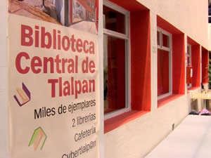 Imagen muestra del recinto Biblioteca Central de la Alcaldía de Tlalpan